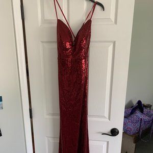 Burgundy Prom Dress